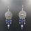 Miniature : Boucles d'oreilles Lapis-Lazuli, argent 925