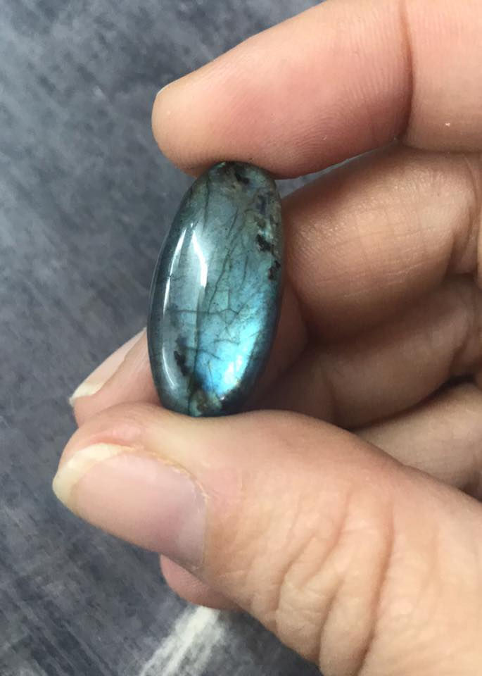 Miniature : Labradorite 47, Bijou sacré personnalisé