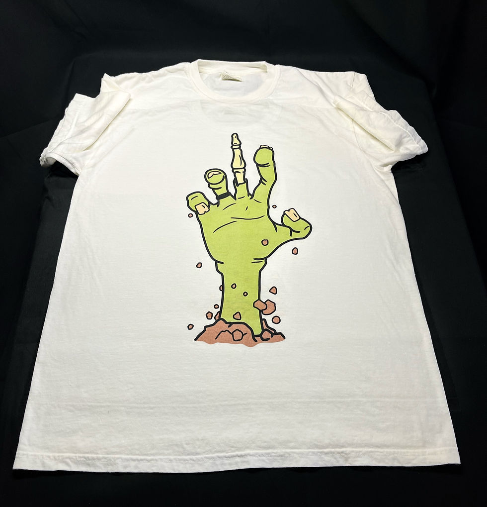 Thumbnail: White "Zom-B Boi" Logo T-Shirt