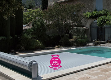 Volet sécurisé piscine