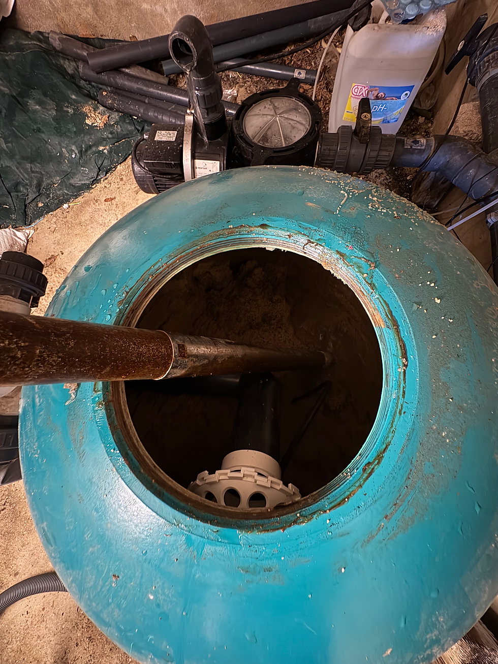 filtre ouvert pour le remplacement du sable par des billes AFM