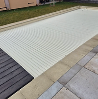 remplacement du tablier de lame piscine
