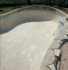 piscine propre avant rénovation