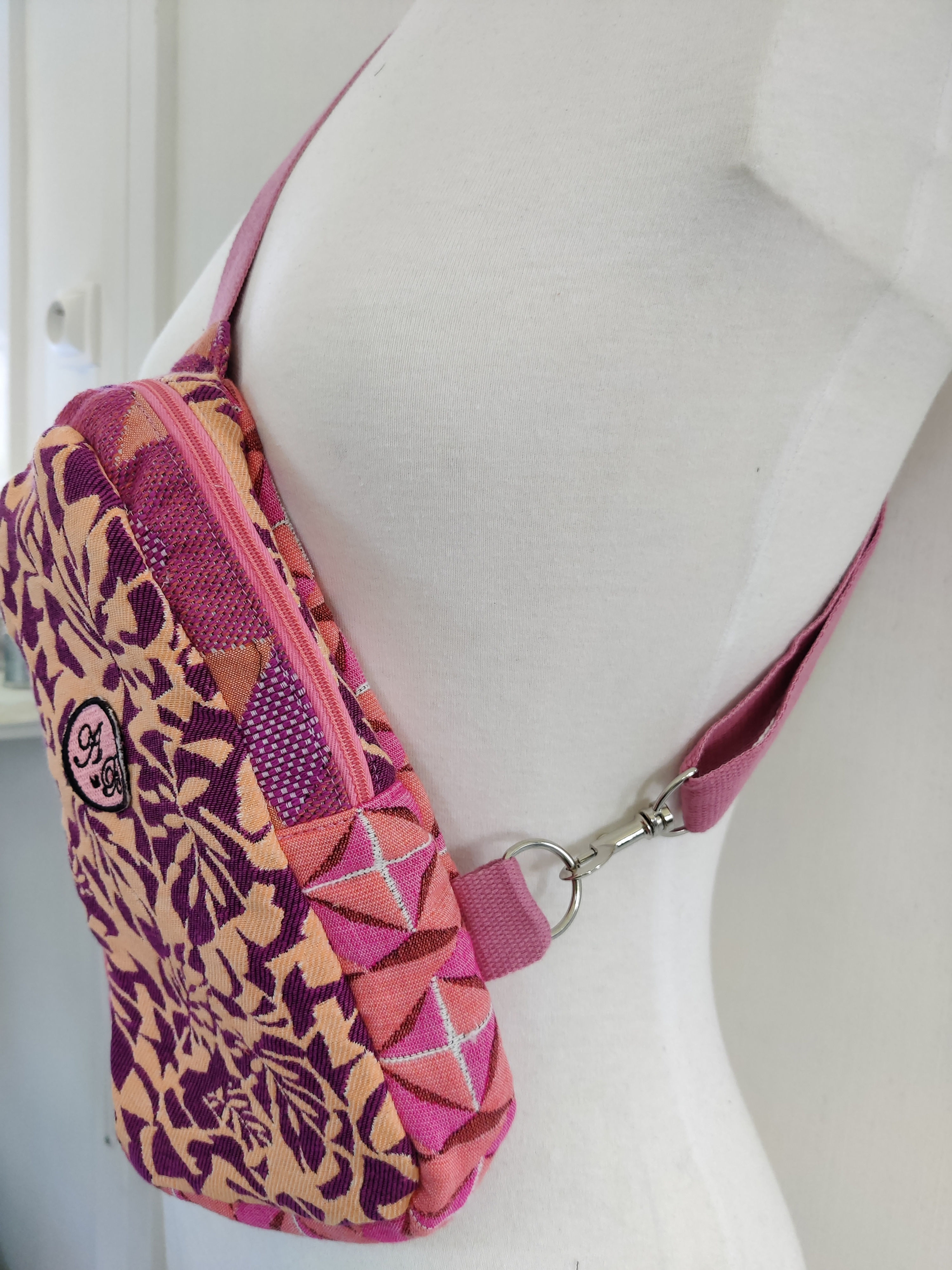 Sac banane rose/violet