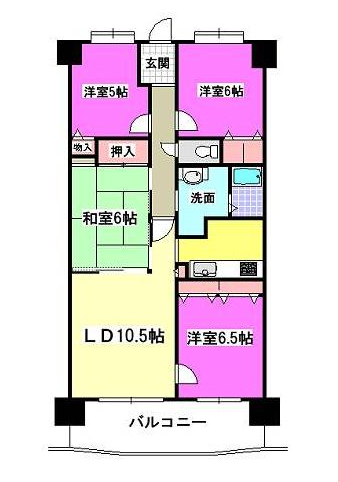 【グリーンコート5番館】【990万円】taisinn .gif