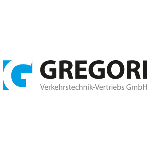 Logo von G GREGORI WWW.GREGORI.COM auf schwarzem Hintergrund.