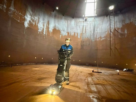 Tankprüfung mit Phased Array und MFL: Wand und Boden aus einer Hand