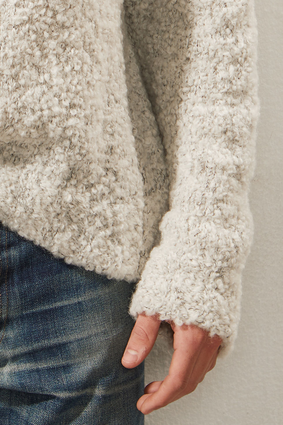 Thumbnail: basic chunky boucle sweater
