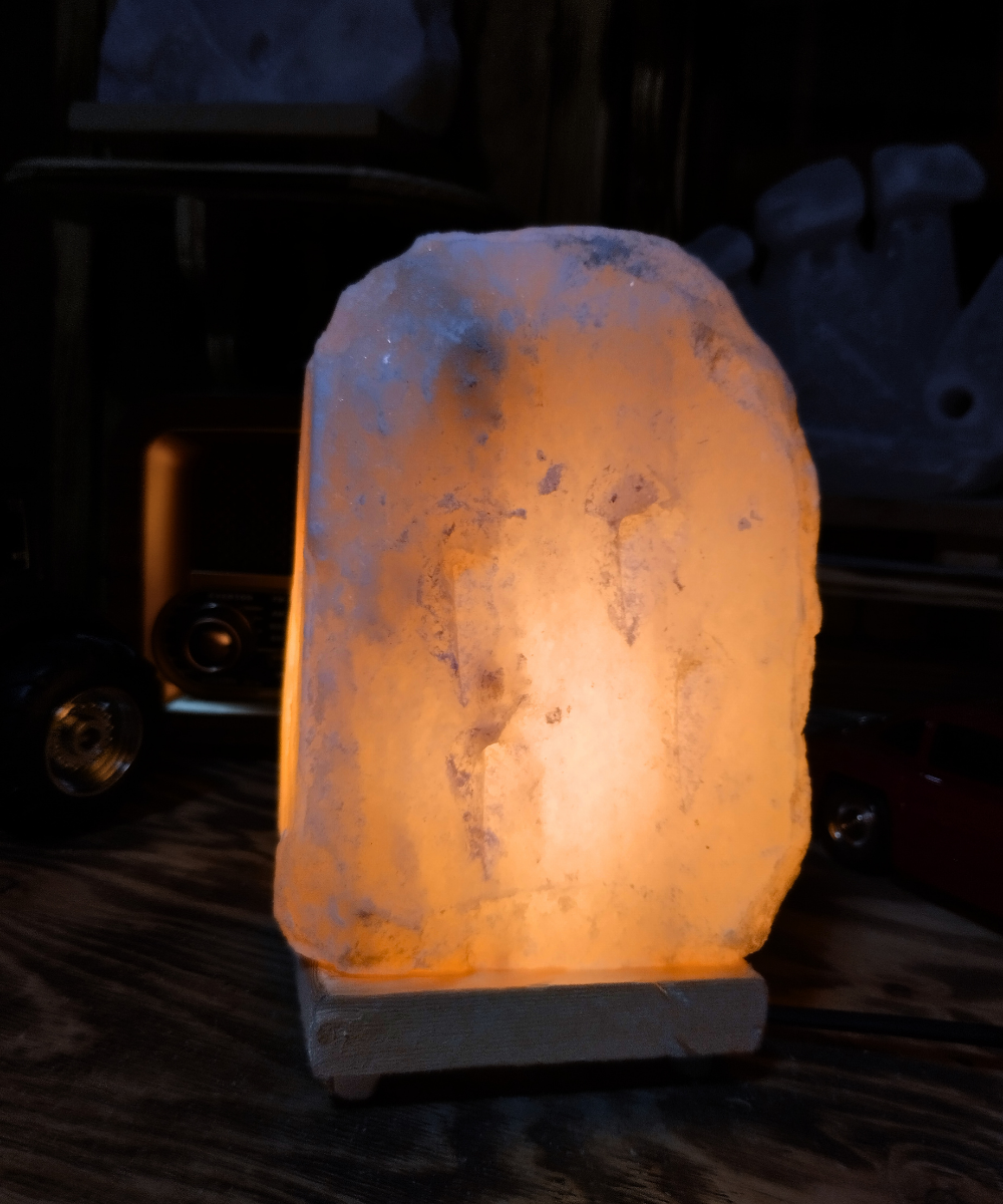 Beyaz Doğal Model Tuz Lamba 6-7 Kg