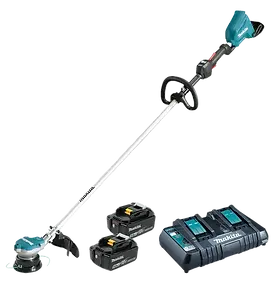Makita DUR368APT2 36V 5.0Ah (18V x 2) Li-ion Cordless Brushless Straight Shaft U-Handle Line Trimmer Kit $895