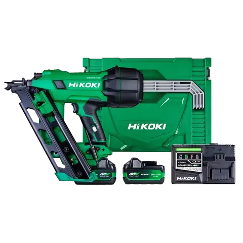 HiKOKI Cordless Framing Nailer Gasless Brushless 18V (2 x 5Ah)