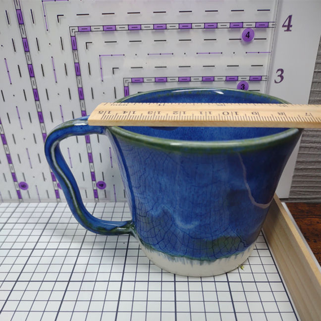 Thumbnail: Small Porcelain Waves Mug - 03