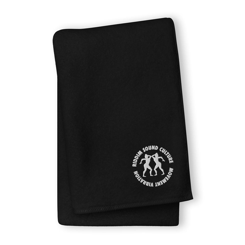 Thumbnail: RIDDIM LOGO embroidered towel