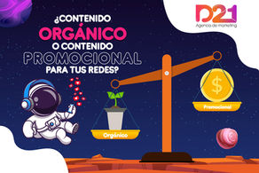 ¿Contenido orgánico o contenido promocional para tus redes?