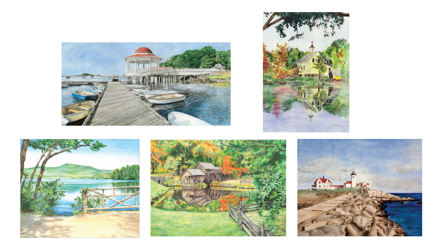 5 Assorted Note Cards, A1