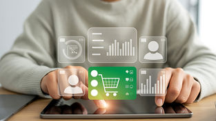 Shopper analytics dashboard visualizing customer behavior, purchase patterns, and real-time retail insights to drive smarter decisions with Trakomatic.