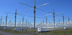 Campo de antenas DO PROJETO HAARP no Alaska