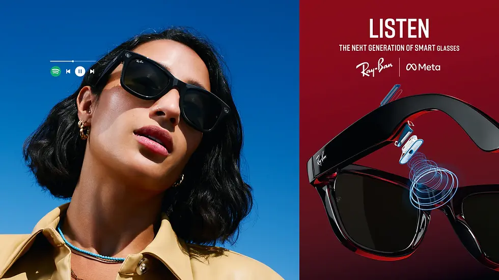 Rayban meta smart glass wearable