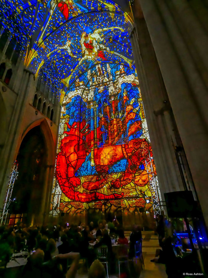 Northern Lights at York Minster - Photo by Ross Ashton