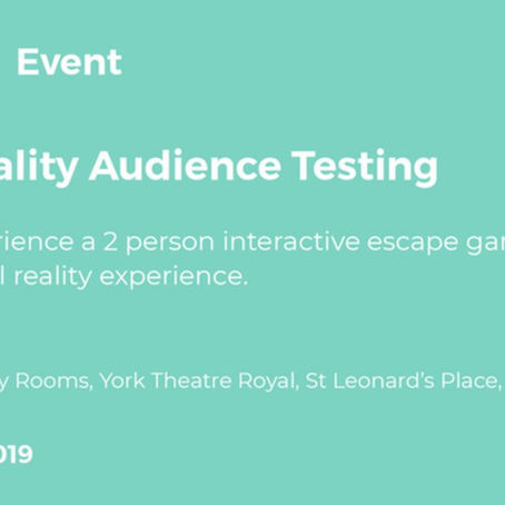 Virtual Reality Audience Testing in York