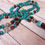 Thumbnail: 108 Mala Turquoise, tigerskin sandalwood,and silver. 