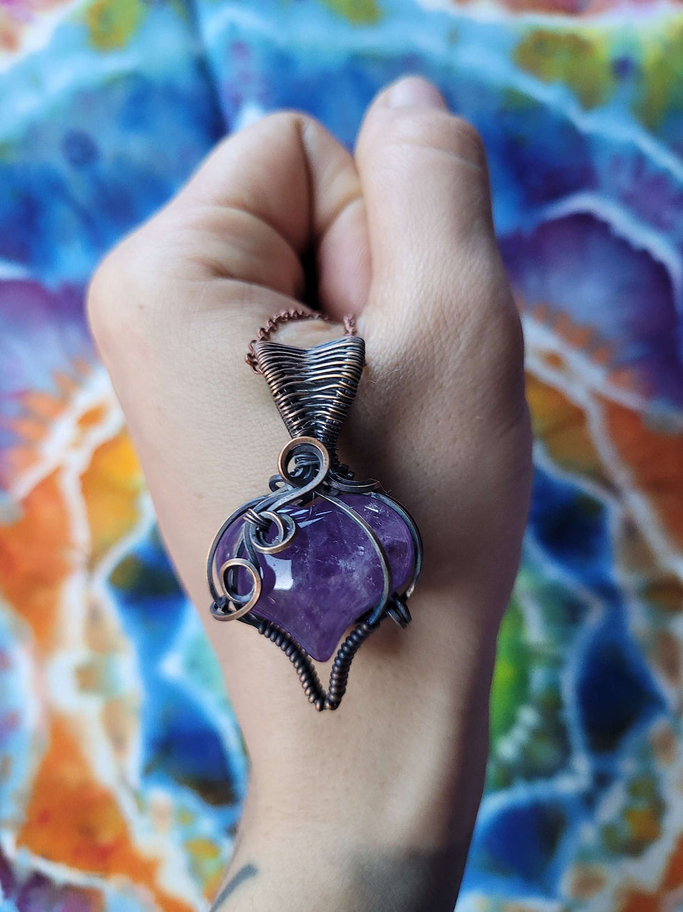 Thumbnail: Amethyst heart