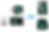 Raspberry Pi components and screws on a white background. Arrows indicate assembly sequence of boards.