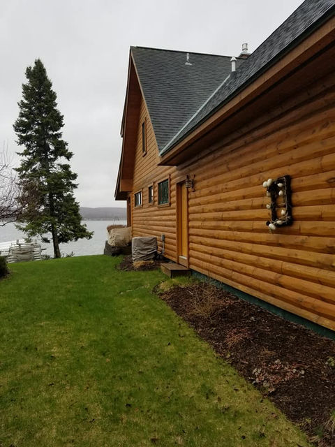 Expert Finishes - Painting, Staining, Power Washing, Chinking, Restoration and Maintenance - Charlevoix, Michigan.