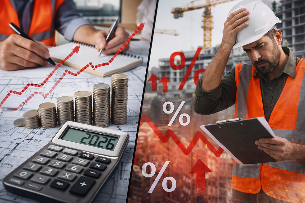 Orçamento de obras em 2026: como evitar prejuízos em um cenário de custos instáveis