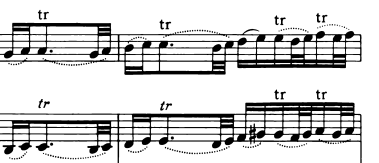  violin sonata BWV 1015, Dolce