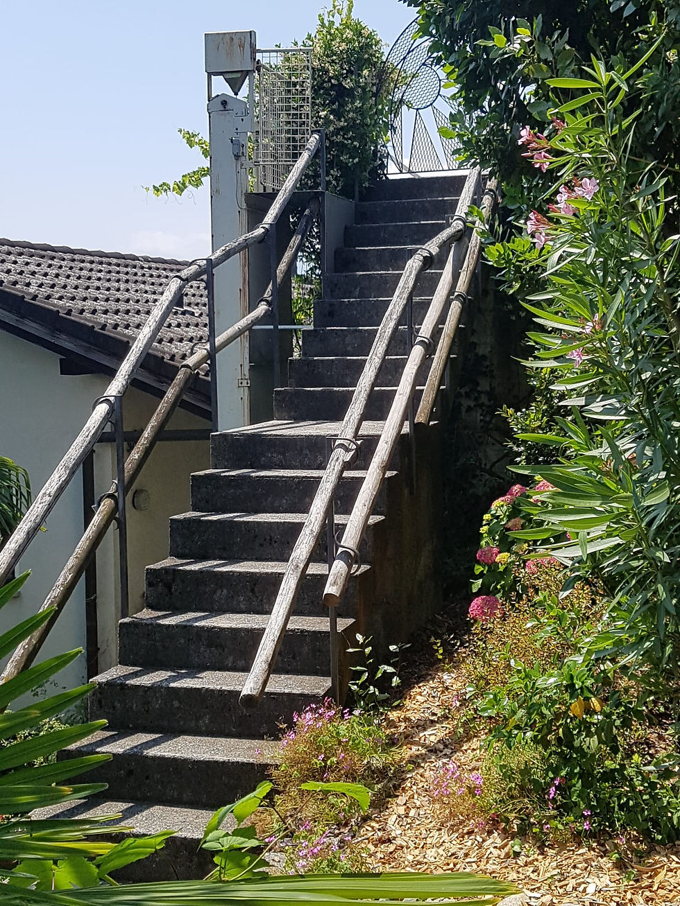 Treppe zur Wohnung
