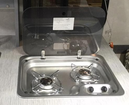 Atwood 2 Burner Electric Ignition Propane Stove With Glass Top Current