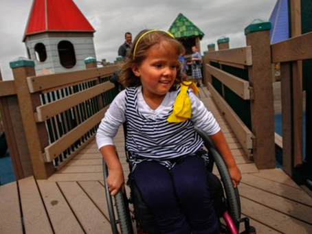 Make a playground inclusive for special needs kids