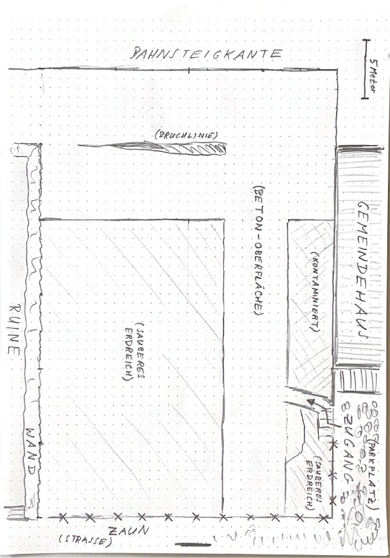 Plan of the site