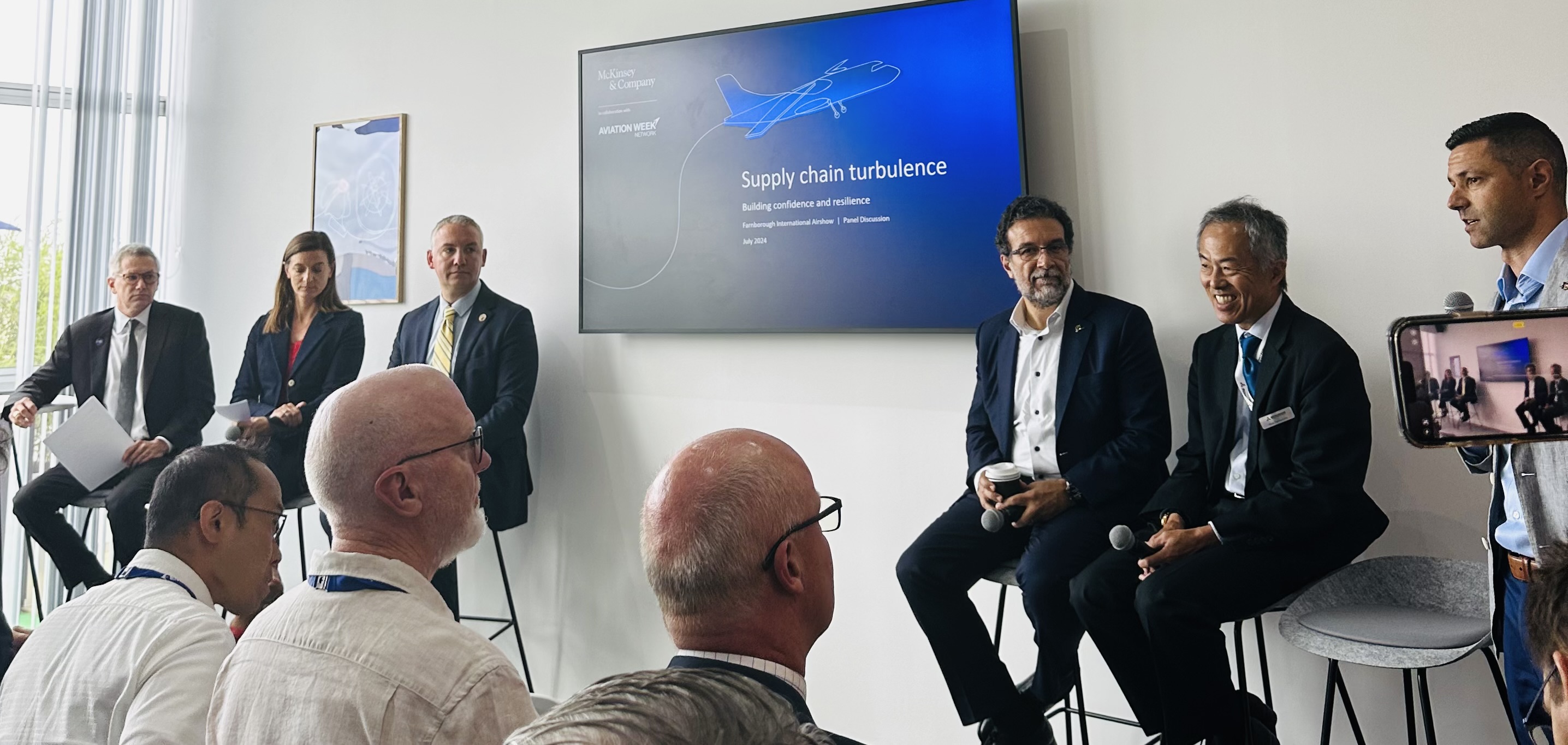 McKinsey panel on supply chain turbulence at the Farnborough Airshow