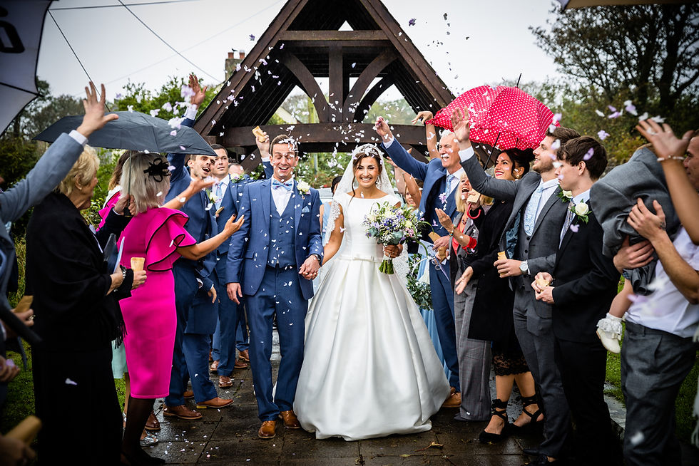the confetti shot is nearly always a must have shot