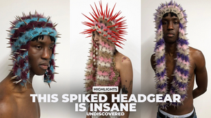 THIS SPIKED HEADGEAR IS INSANE