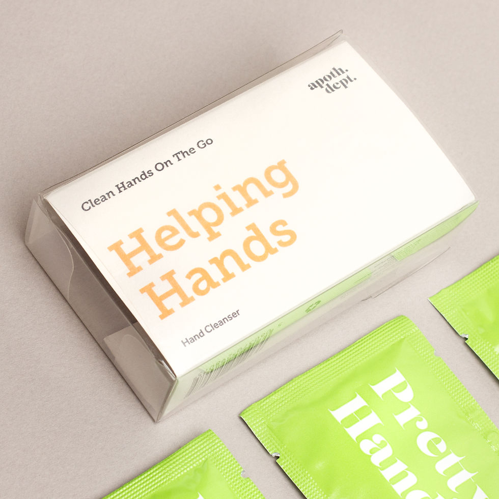 Helping Hands Wipes - Clean Hands On The Go
