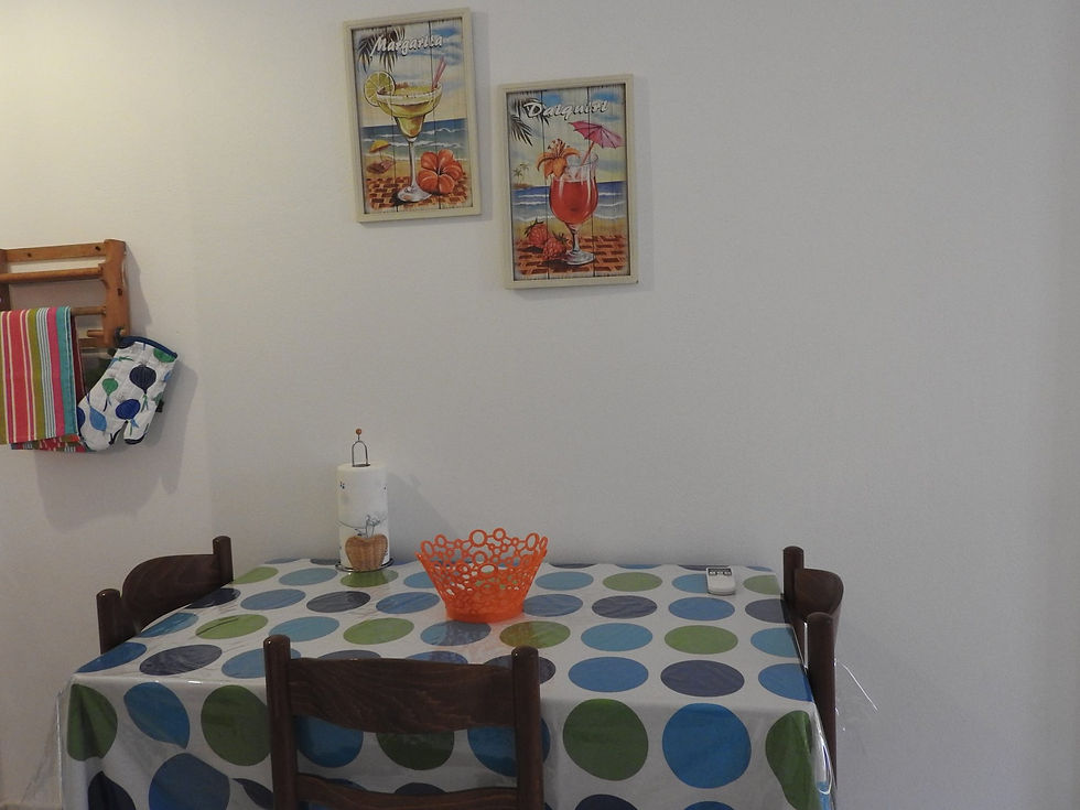 Diving table inside the house