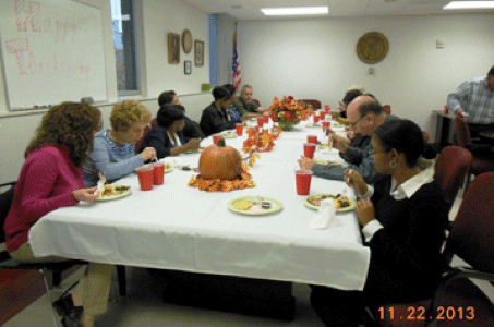 Thanksgiving at the DA’s Office 2013