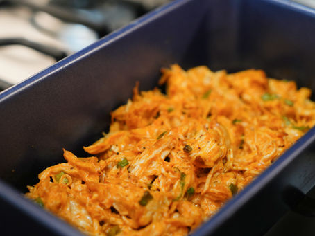 Whole30 Buffalo Chicken Dip (Dairy-Free, Paleo, Easy Meal Prep)