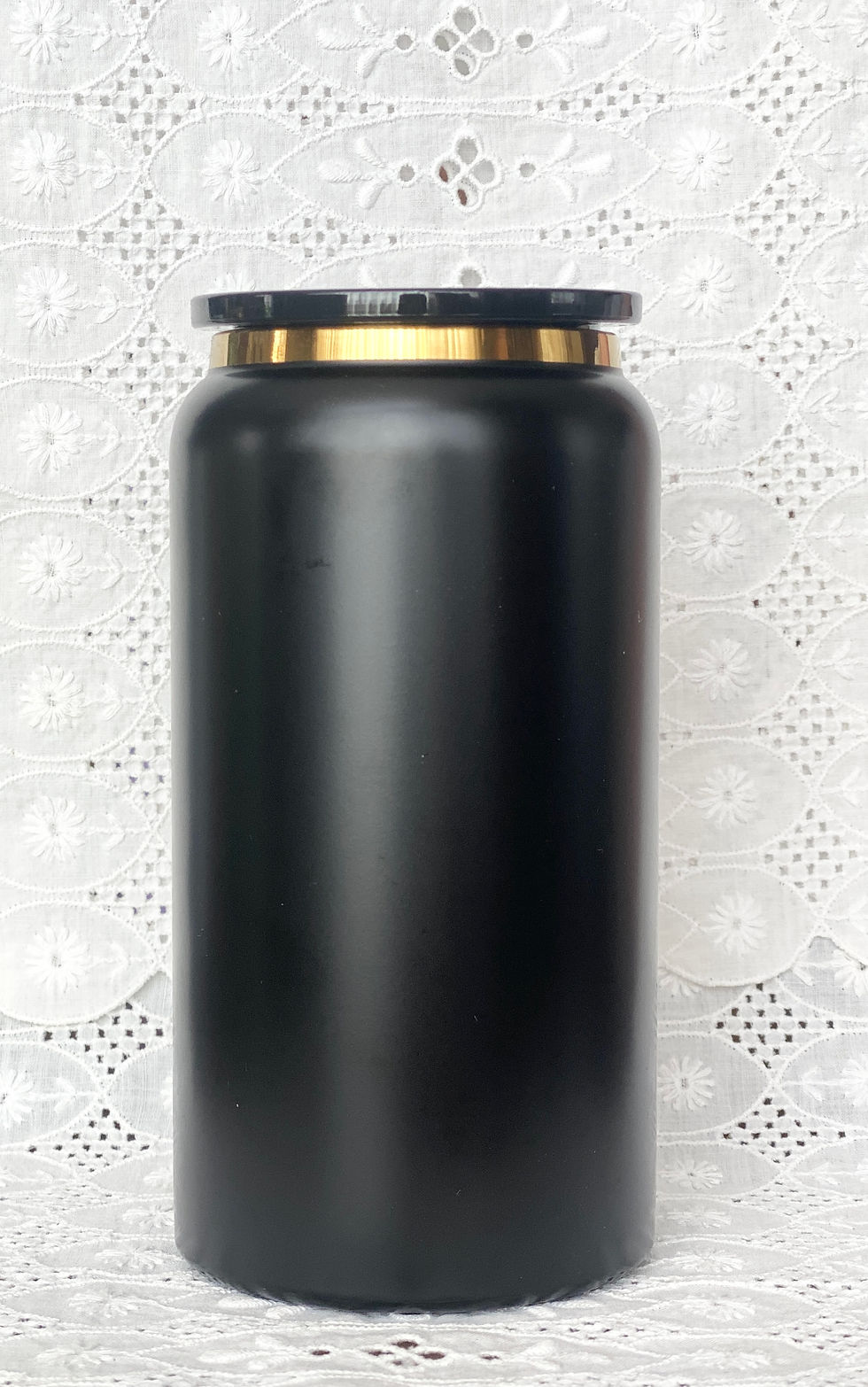 Thumbnail: 16oz Stainless Steel Cup with Lid & Straw