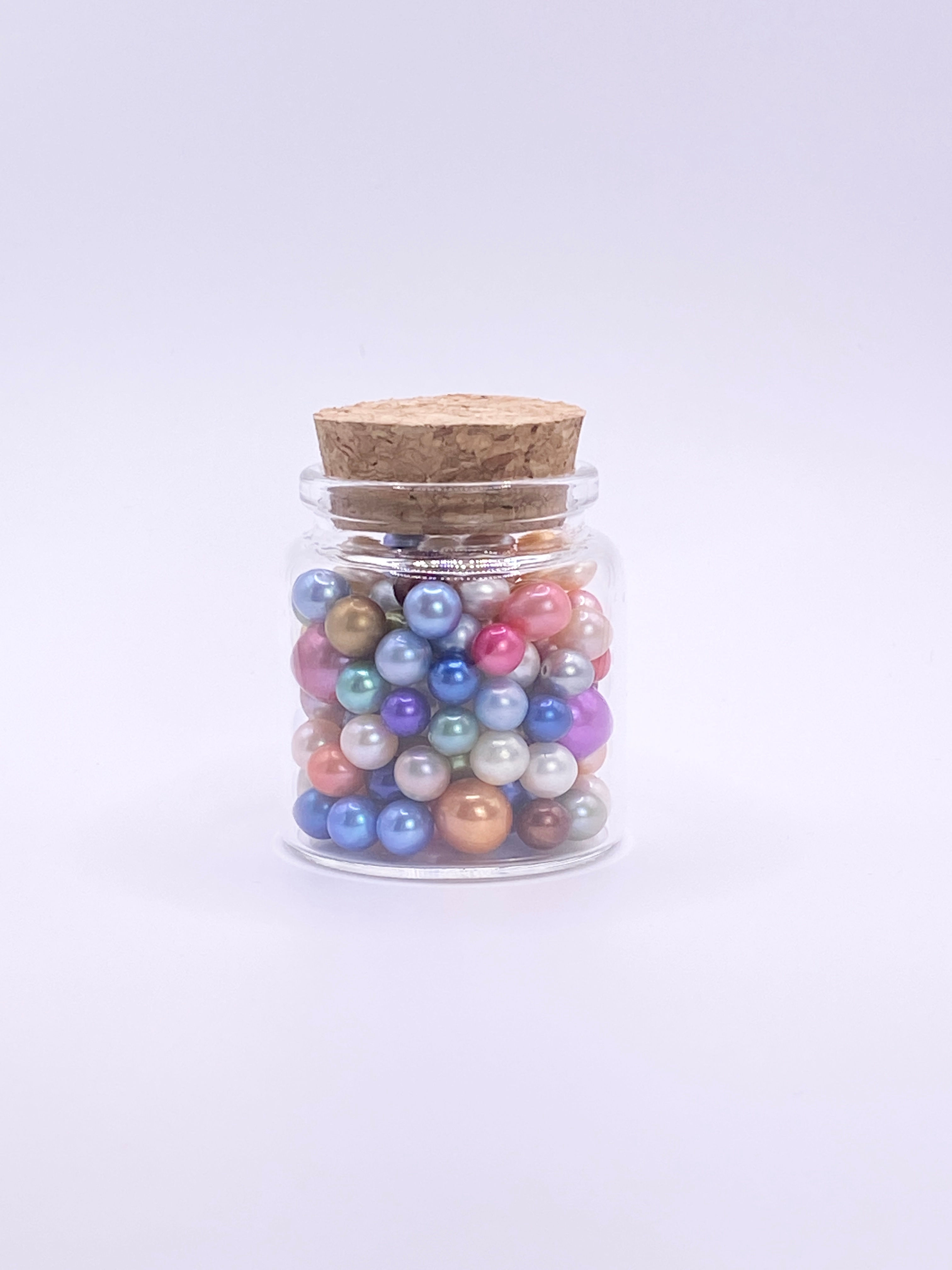 Decorative Glass Pearl Jar
