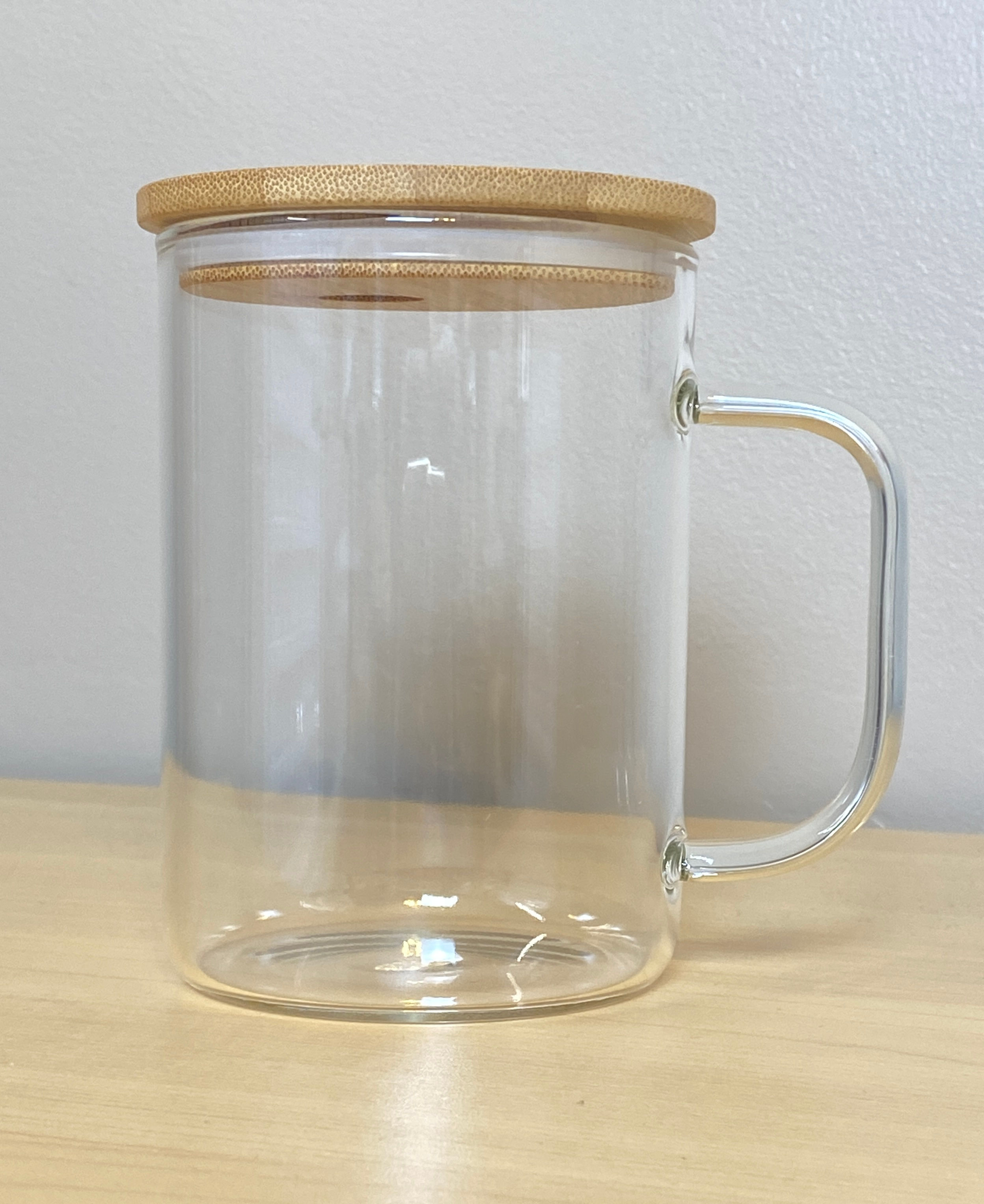 17oz Glass Coffee Cup Custom Choice Wrap