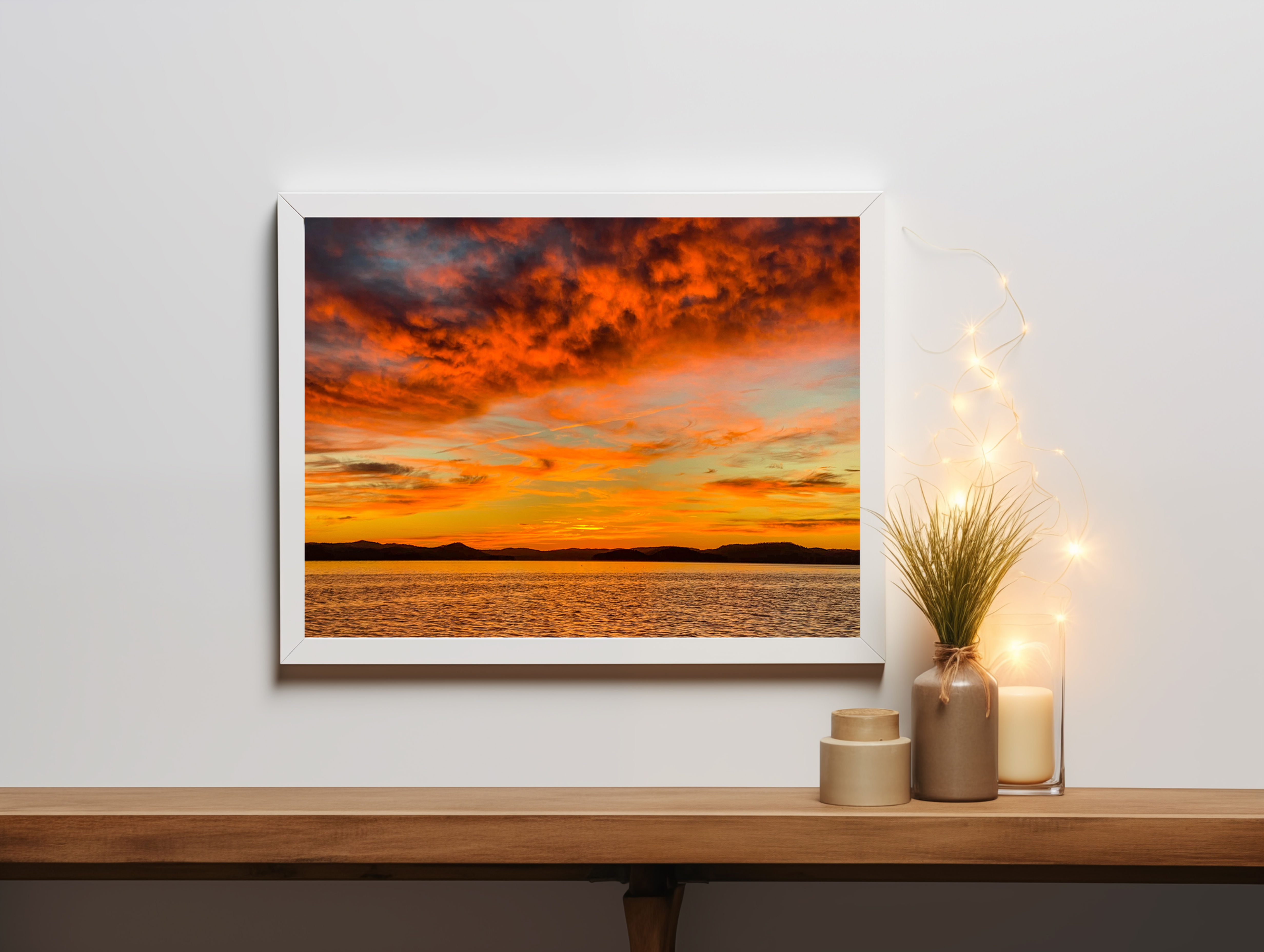 (8x12) December Broken Bow Lake (unframed)