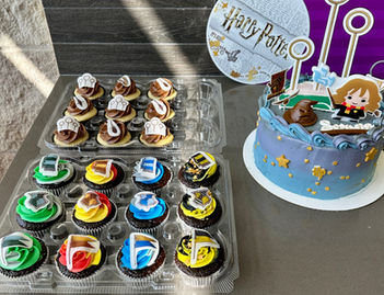 harry potter sorting house cupcakes