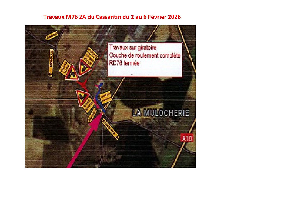  il sera impossible de rejoindre la D910 depuis Chanceaux-sur-Choisille.