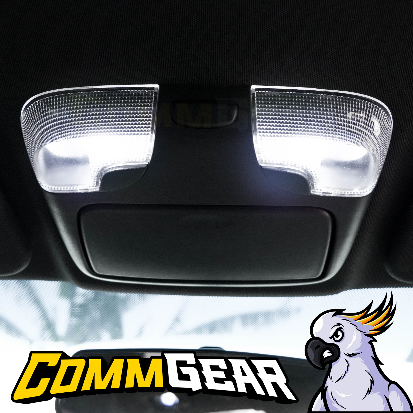 White front interior map light sunglasses holder LED VY VZ WH WK