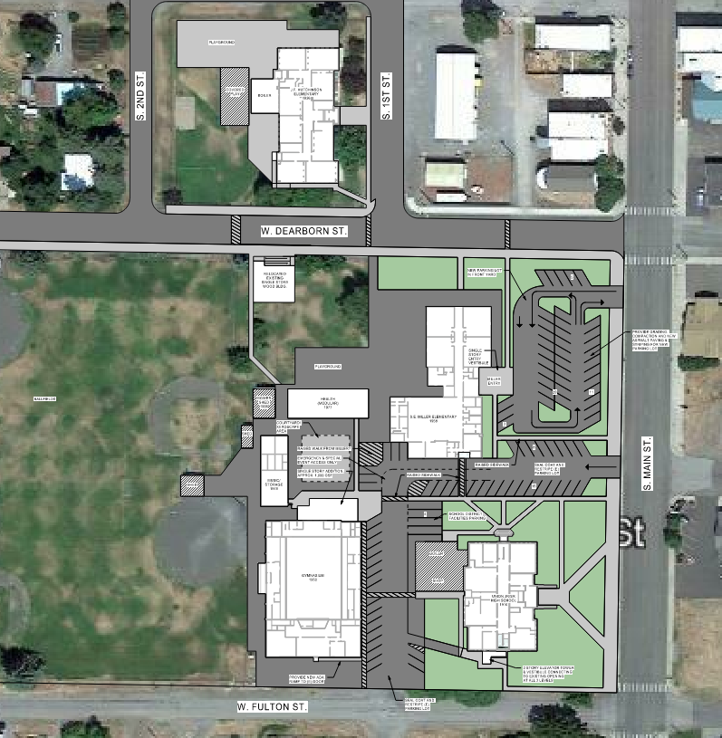 Renovation: Mechanical and Plumbing budgeting and design services for district wide renovations; 62,000 square feet.