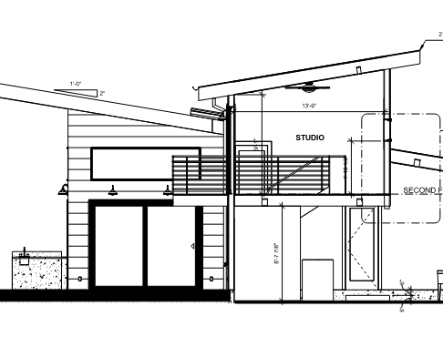 New Construction: New private residence; 2,200 square feet.